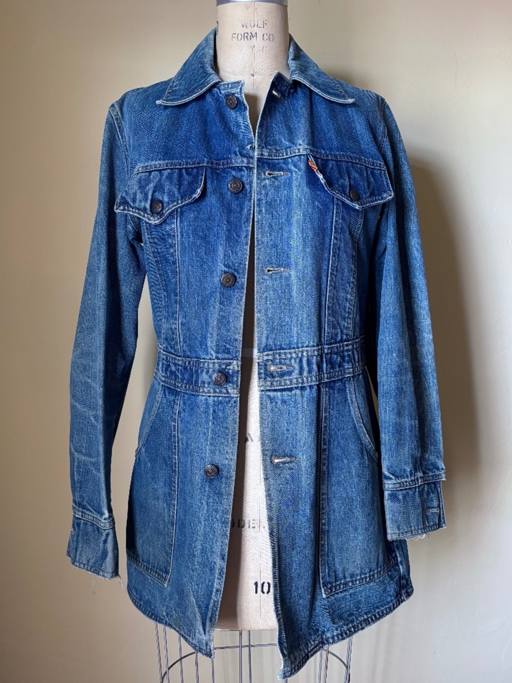 LEVI STRAUSS / orange tab / 1970 / Levi's Denim Work Jacket / menswear / SMALL